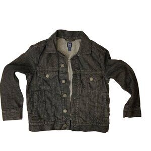 Gap Kids denim jean jacket black size small girls/boys/unisex
